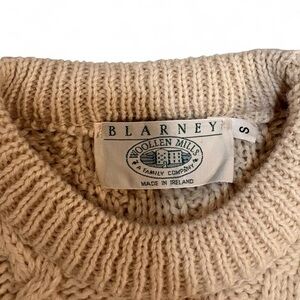 Cream Fisherman Sweater